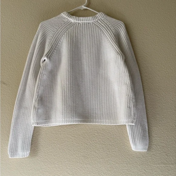 Quince Cream Ribbed Knit Pullover - Picture 8 of 13